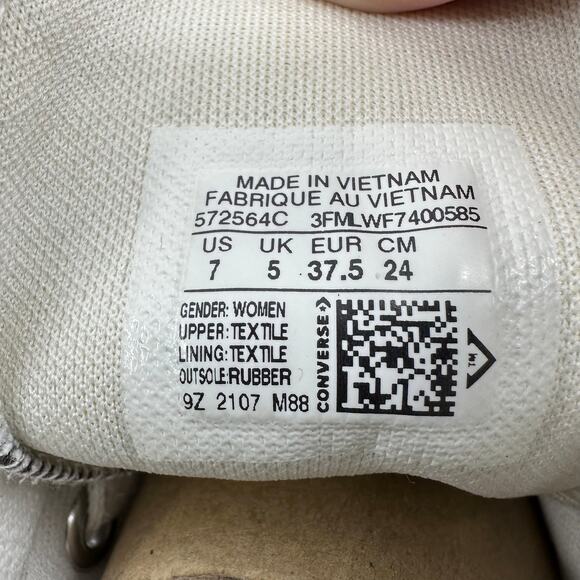 Converse Chuck Taylor All Star Lugged High Top Sneakers Tie Dye Gray Womens US 7 - Picture 6 of 14